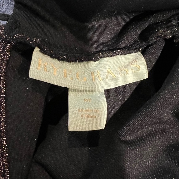 Ryegrass Long Sleeve Mock Neck Knit Dress Black SZ medium - Picture 8 of 10